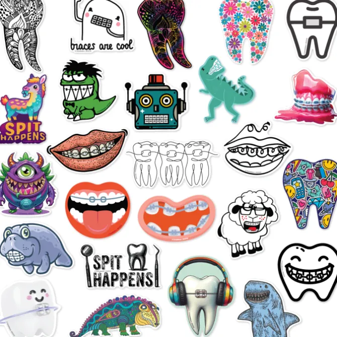 Ortho Patient Vinyl Decals
