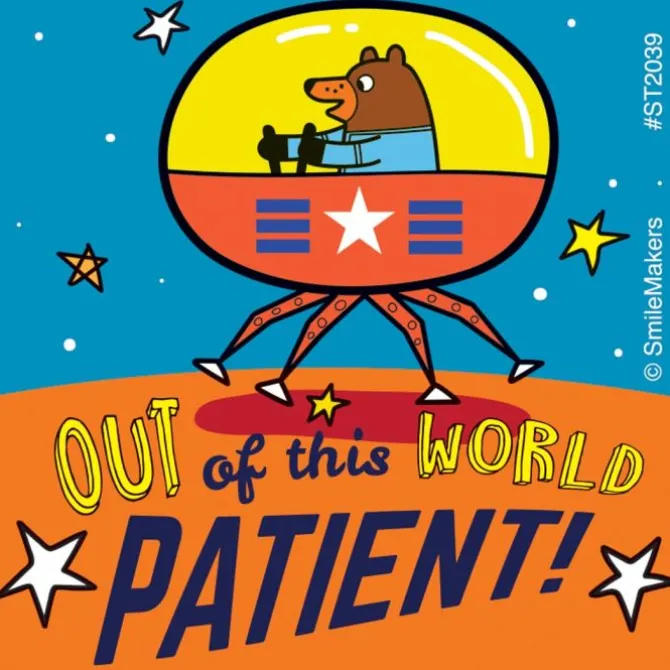 Outer Space Patient Stickers
