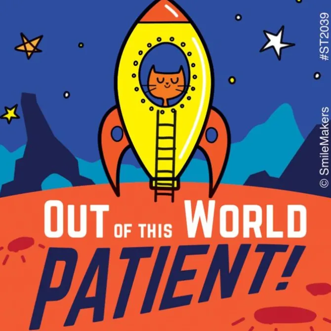 Outer Space Patient Stickers