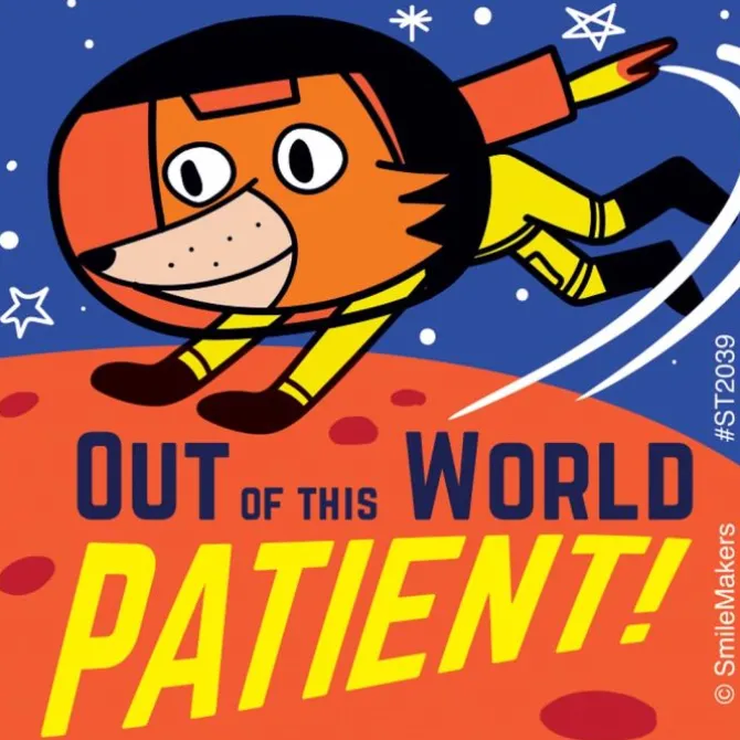 Outer Space Patient Stickers