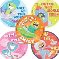 Out of This World Smile Stickers