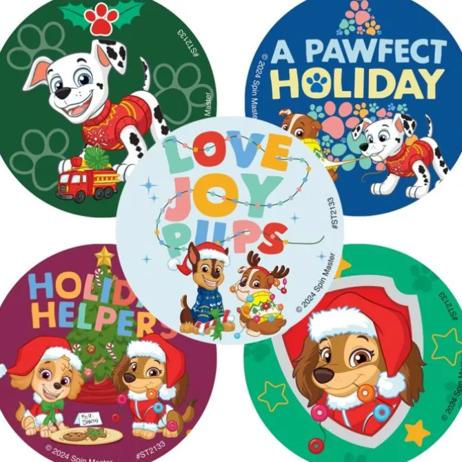 PAW Patrol Holiday Helpers Stickers