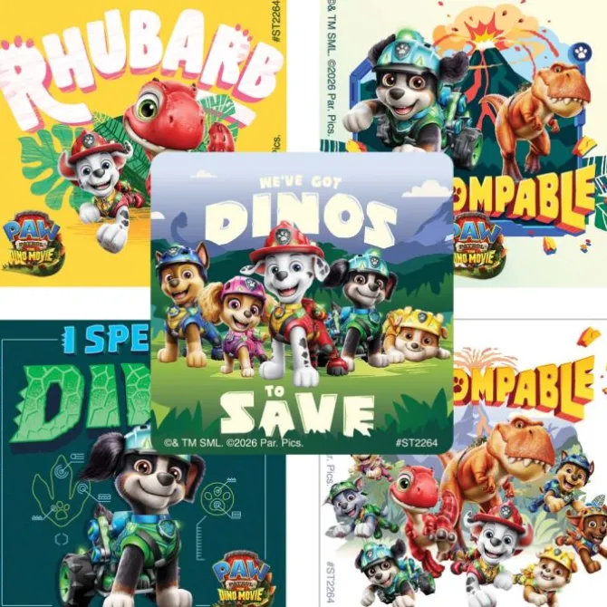 PAW Patrol: The Dino Movie Stickers
