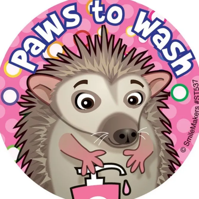 Paws to Wash Stickers