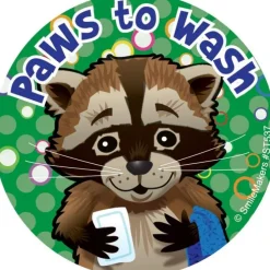 Paws to Wash Stickers
