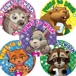 Paws to Wash Stickers