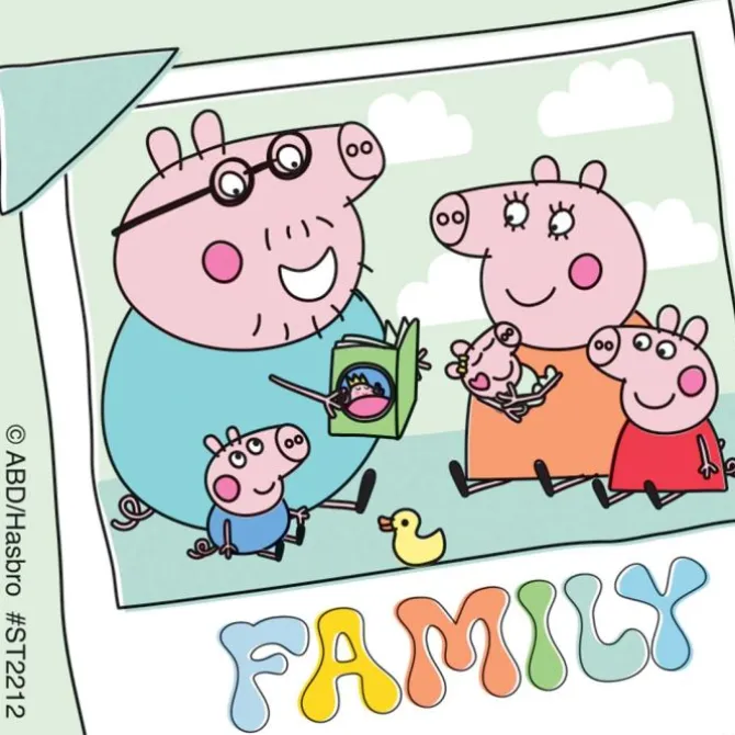 Peppa Pig Baby Evie Stickers