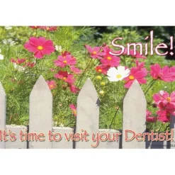 Picket Fence Reminder Recall Cards