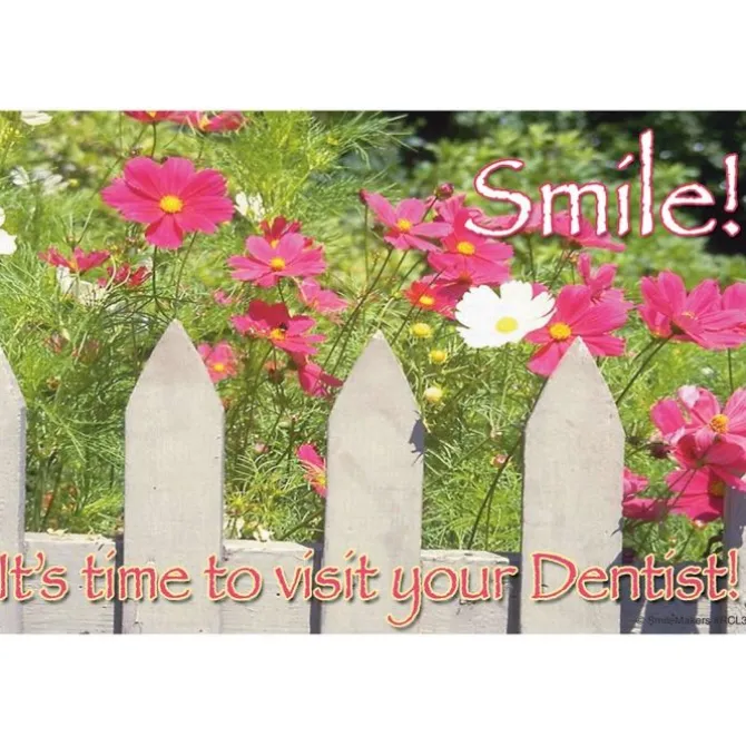Picket Fence Reminder Recall Cards