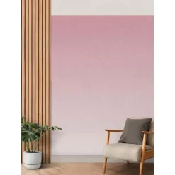 Pink Aura Ombre Peel & Stick Wallpaper Mural