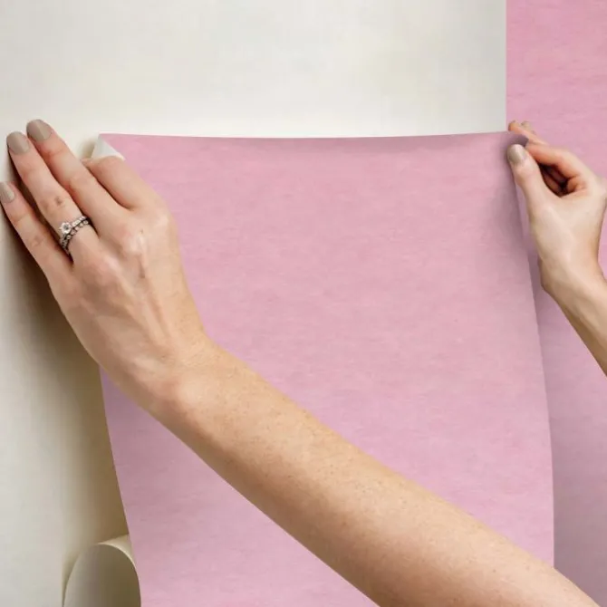 Pink Aura Ombre Peel & Stick Wallpaper Mural