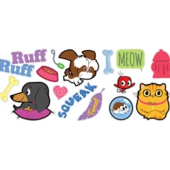 Playful Pets Assorted Wall Decals