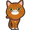 Playful Pets Sitting Cat Wall Decal