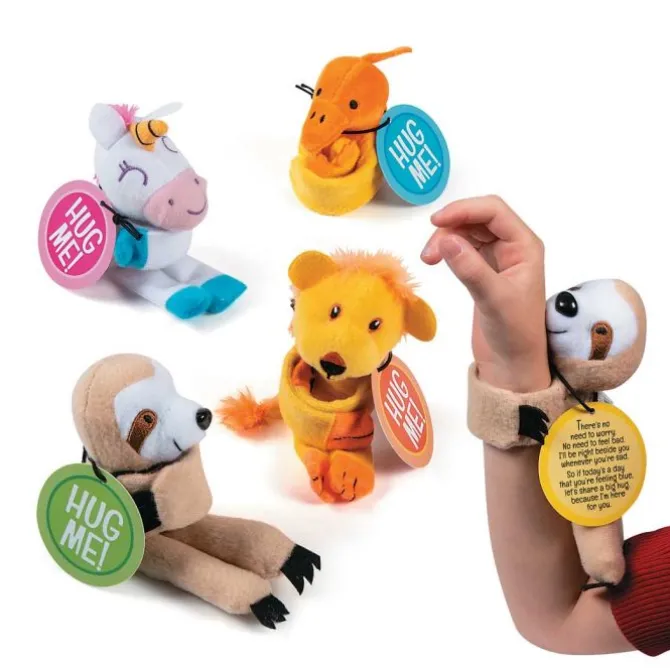 Plush Anxiety Buddy Slap Bracelets