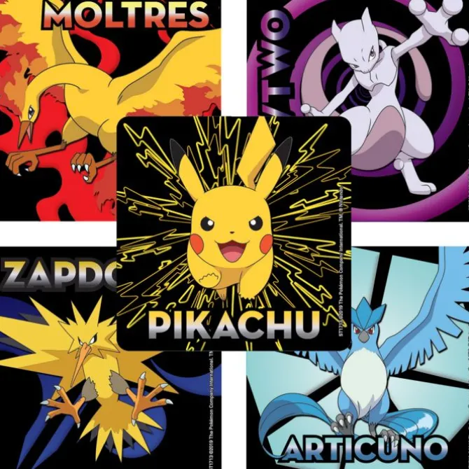 Pokémon Legendary Stickers