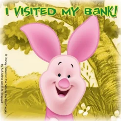 Pooh Bank Stickers
