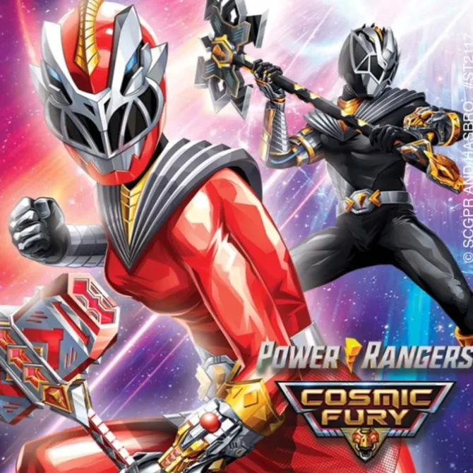 Power Rangers Cosmic Fury Stickers