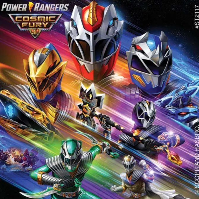 Power Rangers Cosmic Fury Stickers