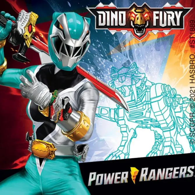 Power Rangers Dino Fury Stickers