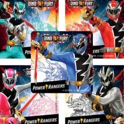 Power Rangers Dino Fury Stickers