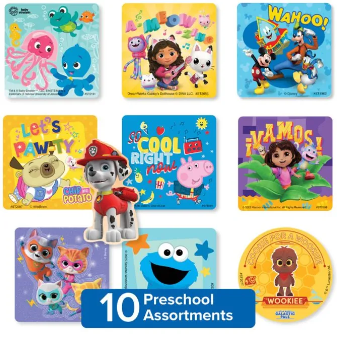 Preschool Character Sticker Sampler