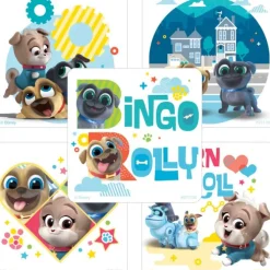 Puppy Dog Pals Born to Roll Stickers