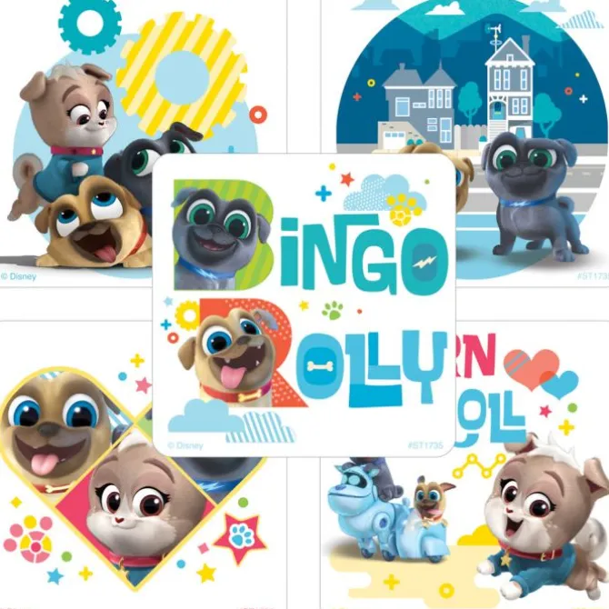 Puppy Dog Pals Born to Roll Stickers