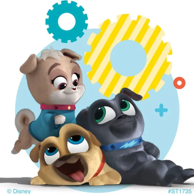 Puppy Dog Pals Born to Roll Stickers
