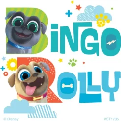 Puppy Dog Pals Born to Roll Stickers