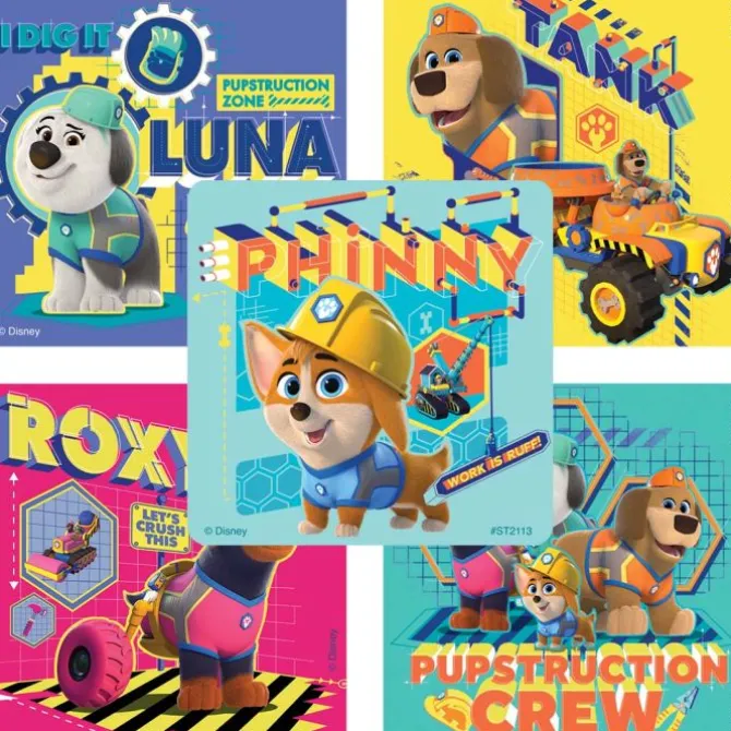 Pupstruction Stickers