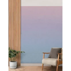 Purple Aura Ombre Peel & Stick Wallpaper Mural