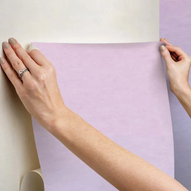 Purple Aura Ombre Peel & Stick Wallpaper Mural