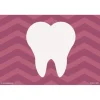Purple Chevron Tooth Recall Cards