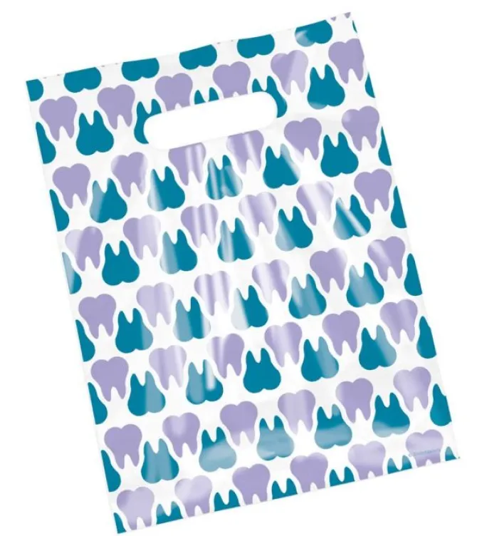 Purple & Teal Scatter Tooth Bags