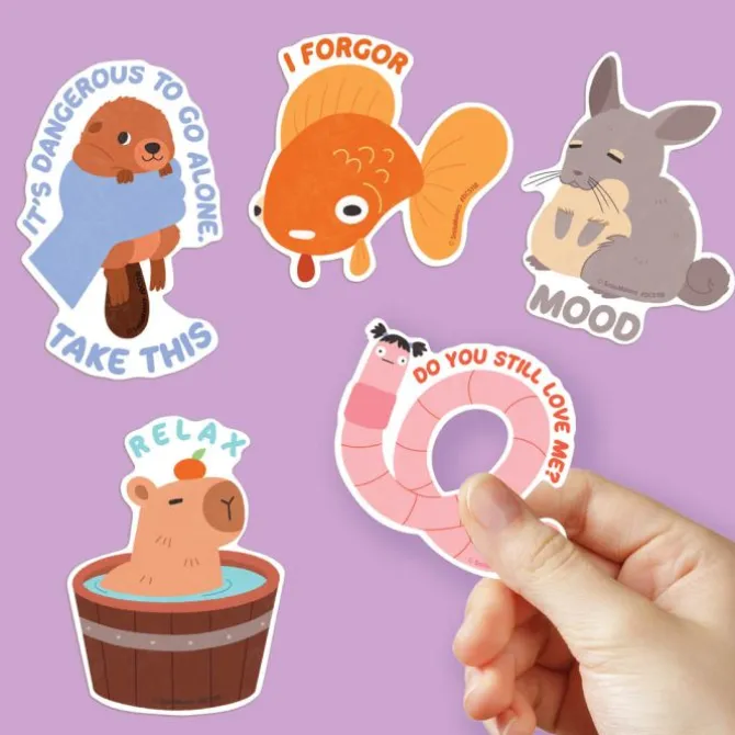 Quirky Critters Vinyl Decals