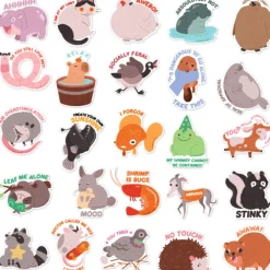 Quirky Critters Vinyl Decals