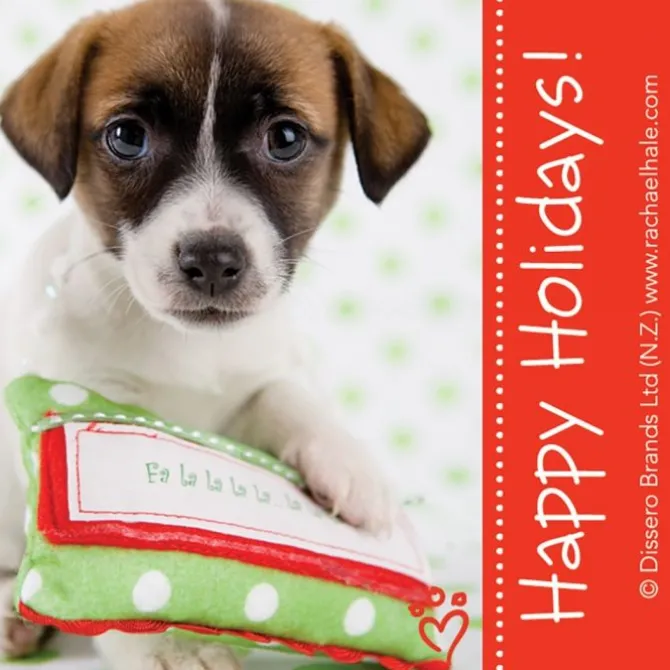 Rachael Hale Dogs Christmas Stickers