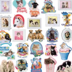 Rachael Hale Fuzzy Friends Vinyl Decals