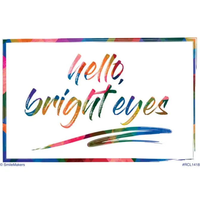 Rainbow Hello Vision Recall Cards