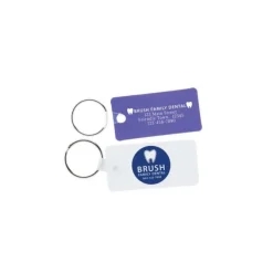 Rectangle Key Tags - 1 Color