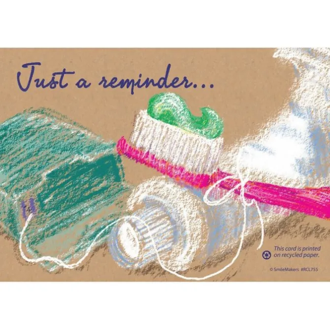 Recycled Just a Reminder Recall Cards
