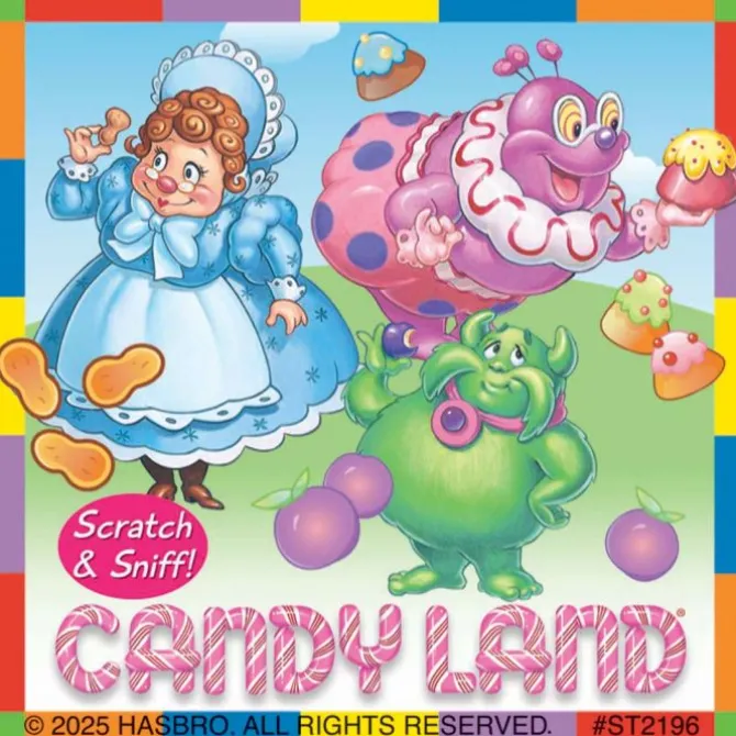 Retro Candy Land Scented Stickers