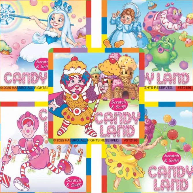 Retro Candy Land Scented Stickers
