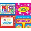 Retro Smile Laser Cards