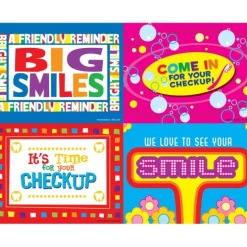 Retro Smile Laser Cards