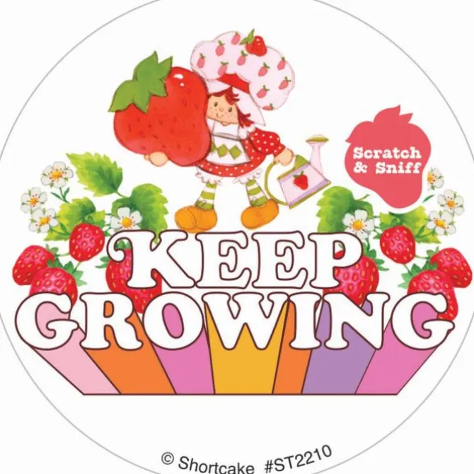 Retro Strawberry Shortcake Scented Stickers