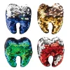 Reversible Sequin Glitter Plush Tooth