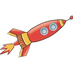 Rocket Giant Wall Decals