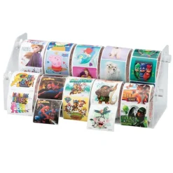 10 Roll Sticker Rack