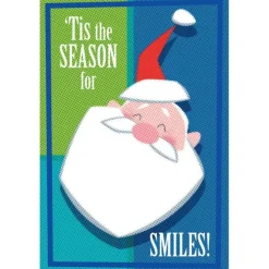 Santa Smiles Greeting Cards